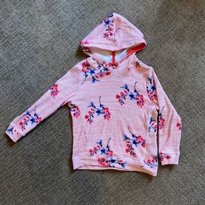 Joules Girl Floral Hoodie